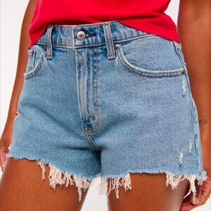Abercrombie & Fitch Curve Love High Rise Mom Short